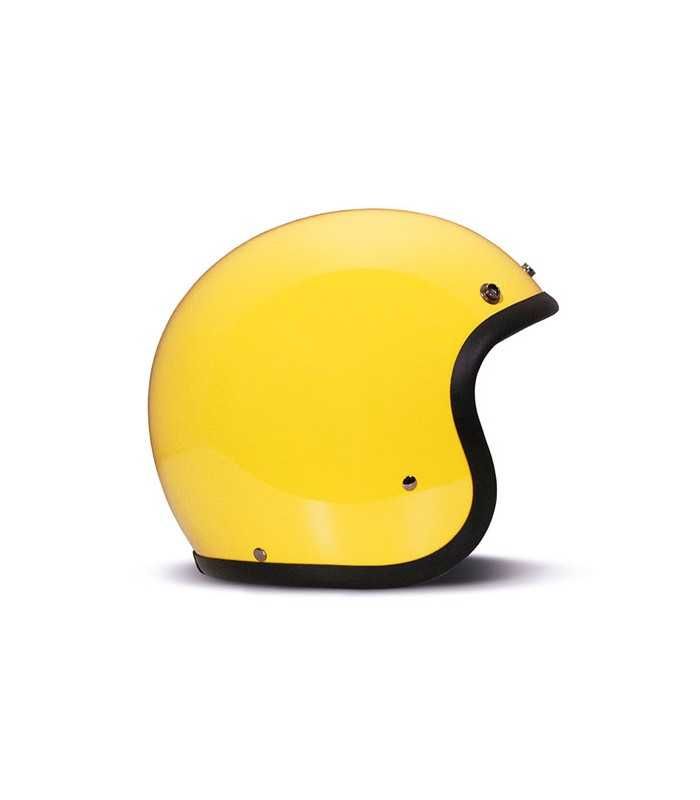 Casque jet DMD Retro jaune