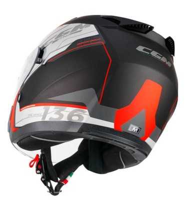 Jet Cgm 136S DNA Apache red matt helmet