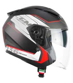Jet Cgm 136S DNA Apache red matt helmet