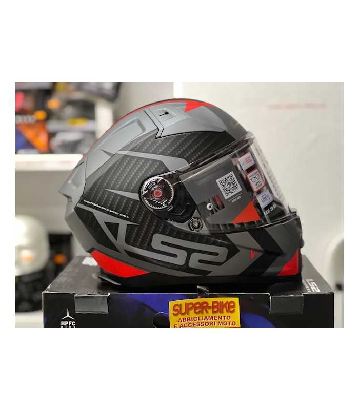 LS2 FF811 Vector 2 Splitter red helmet