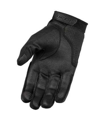 Icon Superduty 3 leather gloves black