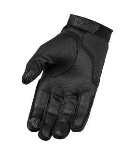 Icon Superduty 3 schwarz damen lederhandschuhe