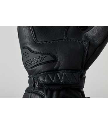 RST S1 leather gloves waterproof black