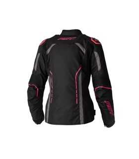 Veste moto femme RST S1 noir pink