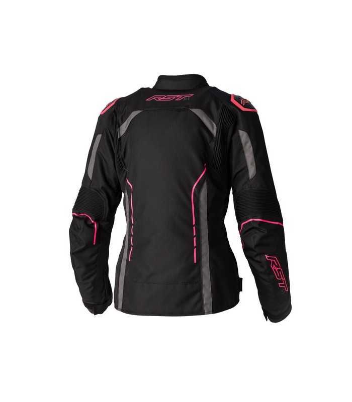 RST S1 black pink lady motorcycle jacket