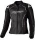 Veste femme en cuir RST S1 noir blanc