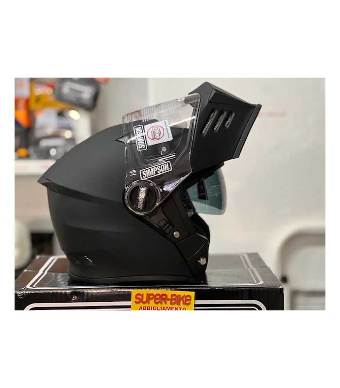 Simpson Modular Helm Darksome matt schwarz