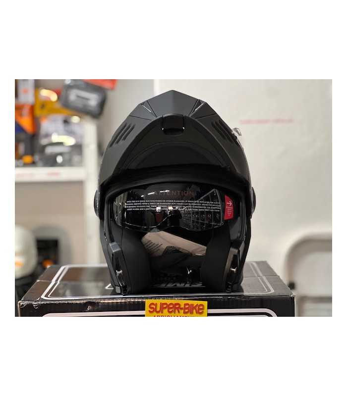 Simpson Darksome matt black flip up helmet