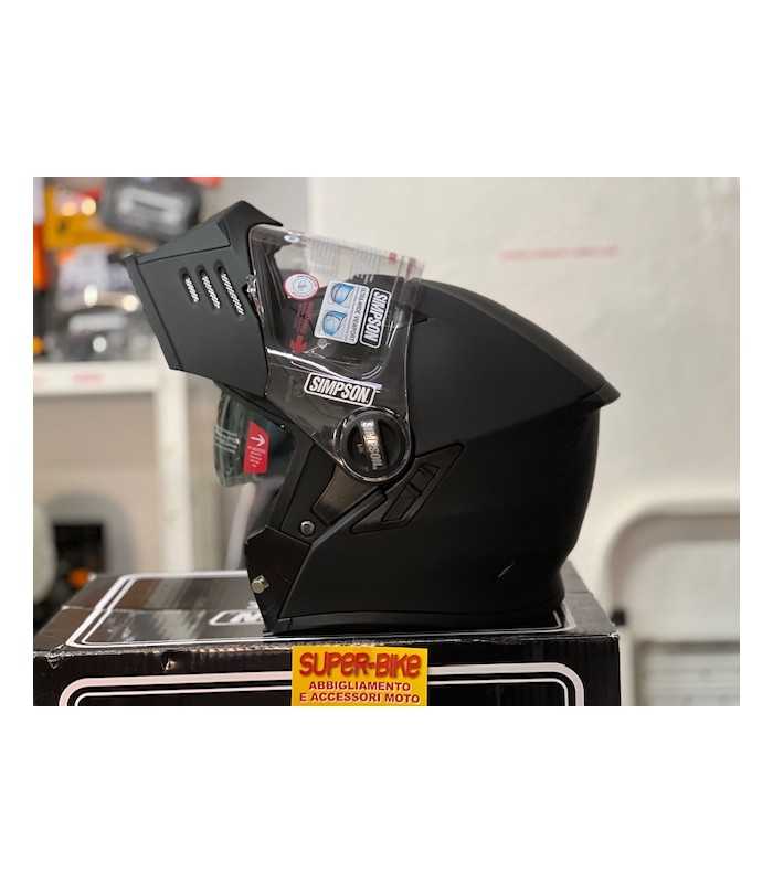 Simpson Modular Helm Darksome matt schwarz
