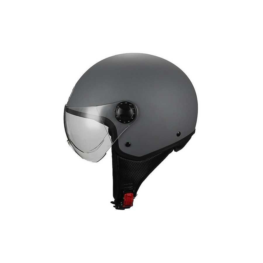 Casco jet BHR 801 grigio opaco