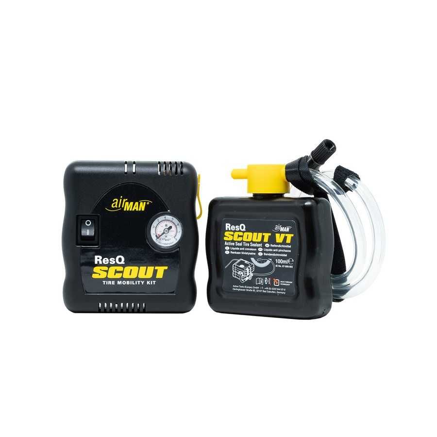 AIRMAN ResQ Scout + Tire Sealant Bottle Kit