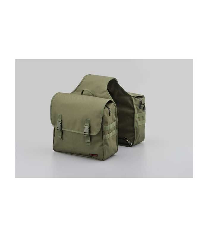 DAYTONA HENLEYBEGINS THROW-OVER SADDLEBAG SET. 30L. KHAKI