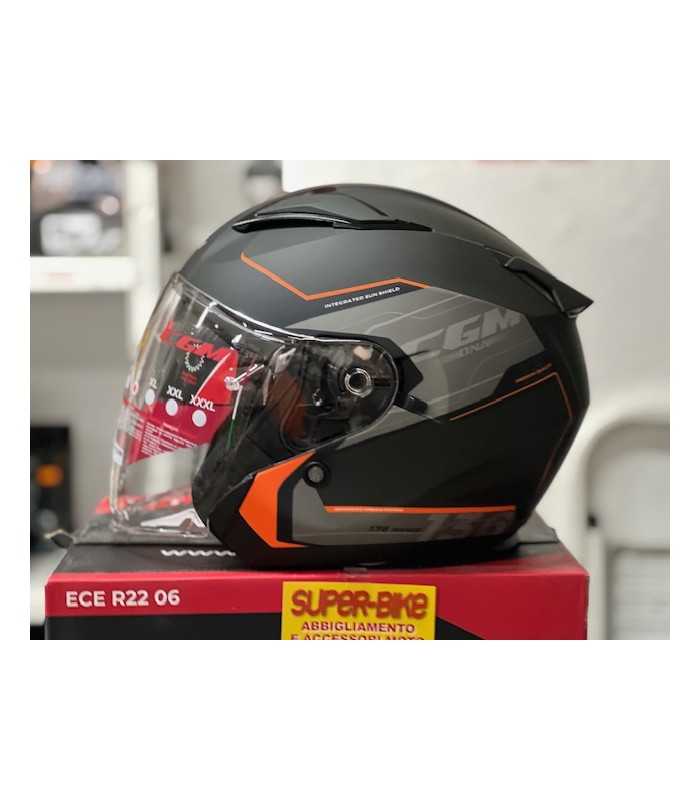 Jet Cgm 136S DNA Apache orange matt helmet