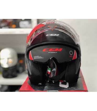 Casque jet Cgm 136S DNA Apache orange matt