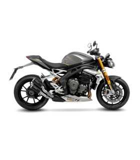 Scarico moto Leovince Triumph Speed Triple 1200 RR/RS LV-10 BLACK Inox Black / Slip-on