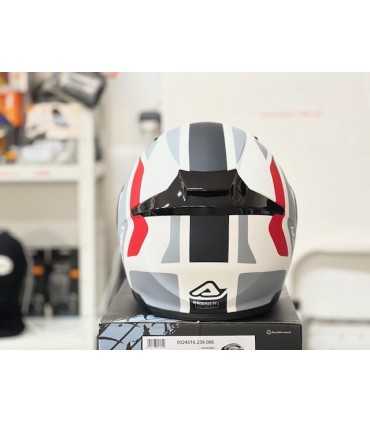 Casco apribile Acerbis Rederwel bianco rosso