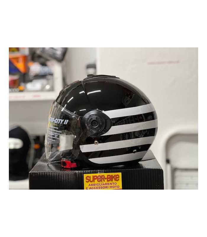 Casco Scorpion Exo City 2 Bee nero bianco