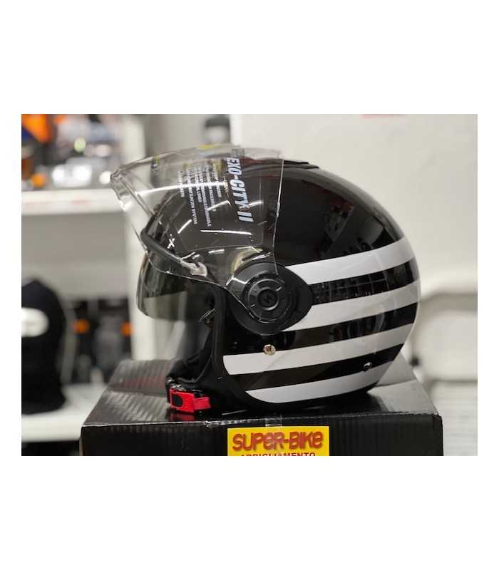 Casco Scorpion Exo City 2 Bee nero bianco