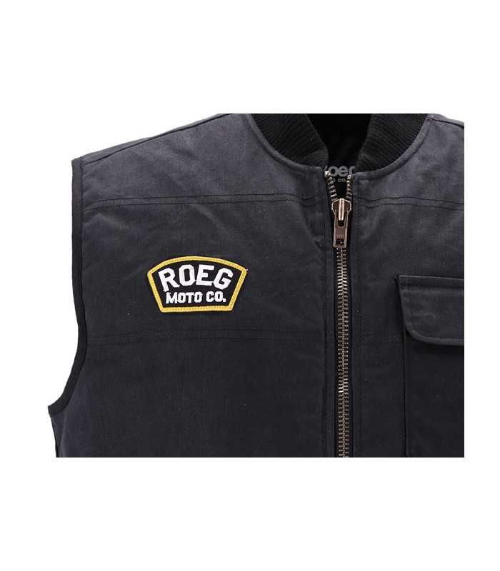 ROEG BRAD VEST BLACK (fit 3xl)