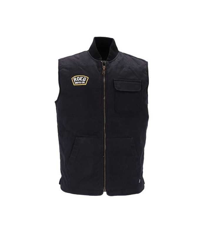ROEG BRAD VEST BLACK (fit 3xl)