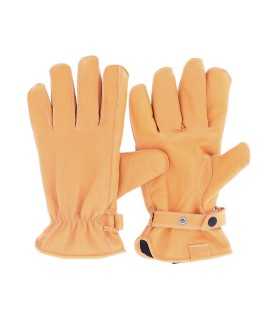 Roeg Jettons gants en cuir jaune