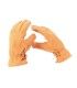 Roeg Jettson motorrad lederhandschuhe gelb