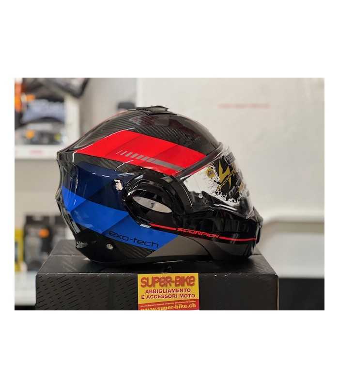 Scorpion Exo Tech Evo carbon Genus blue