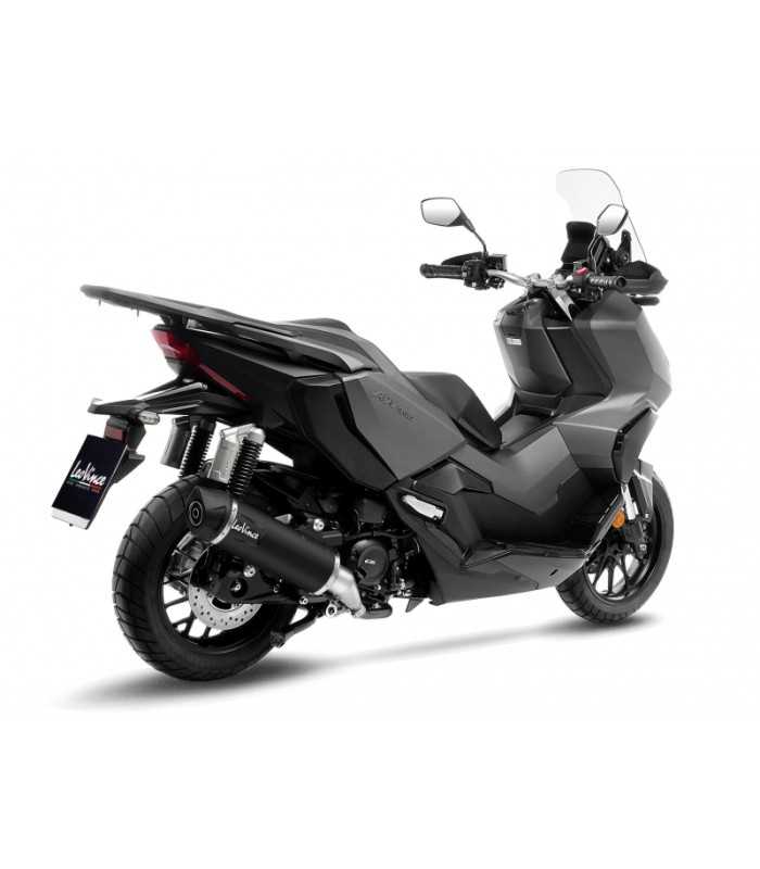 Leovince Honda ADV 350 (2021-23) schwarz Inox ​/ Slip​-​on