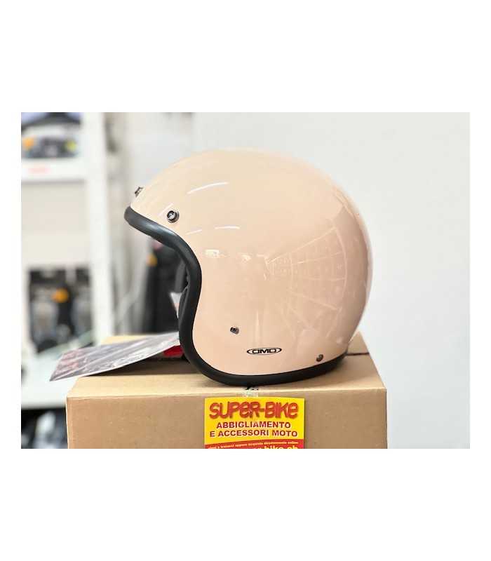 Casco Jet DMD Retro cipria