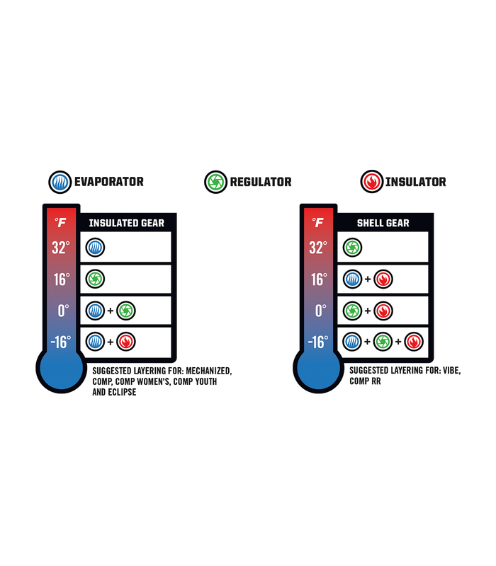 ARCTIVA EVAPORATOR S6 MEN UNDERWEAR TOP BLACK
