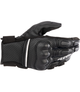 Alpinestars Phenom air black white leather gloves