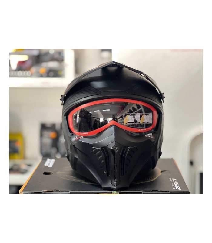 LS2 OF606 Drifter black matt helmet