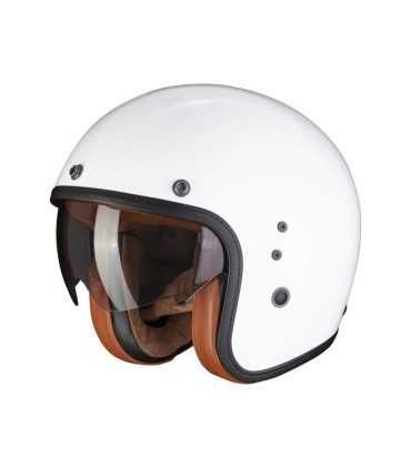 Jet Scorpion Belfast Evo Luxe white helmet