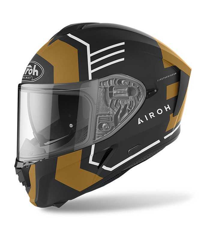 Casque Airoh Thrill noir matt or