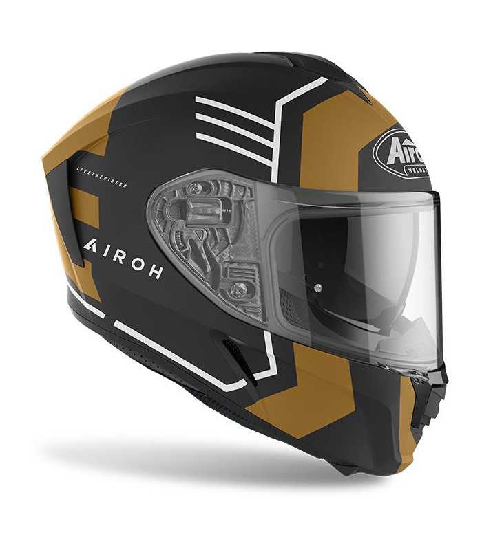 Casque Airoh Thrill noir matt or