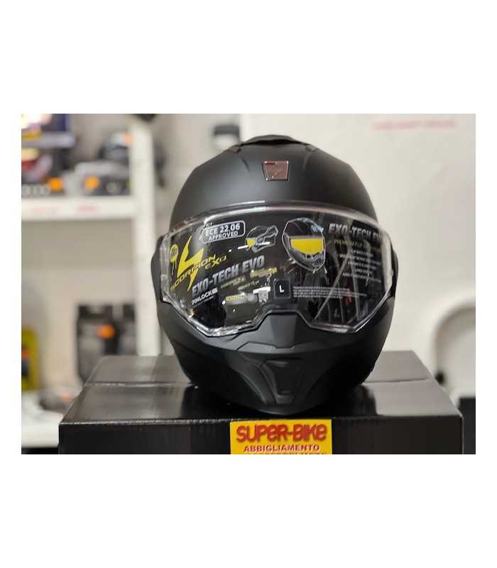 Scorpion Exo Tech Evo black matt helmet