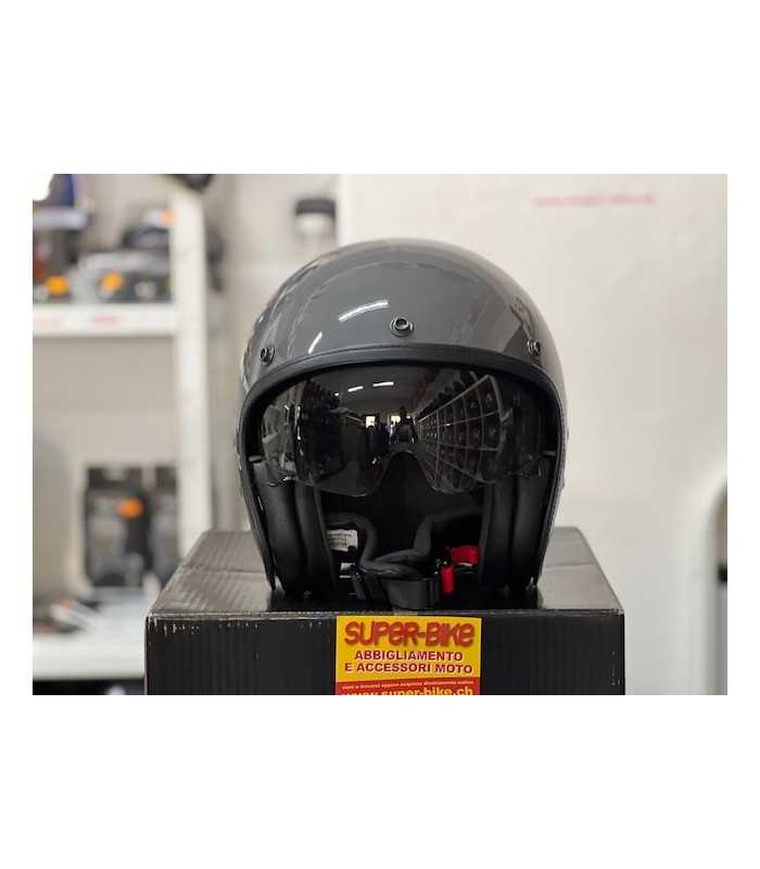 Casco jet Scorpion Belfast Evo grigio nardo