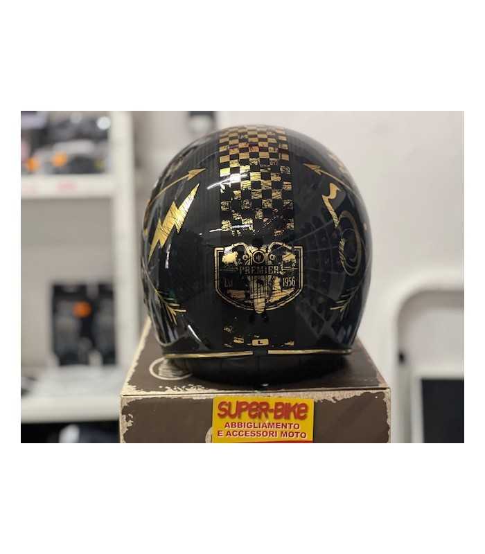 PREMIER VINTAGE EVO NX GOLD CHROMED helmet