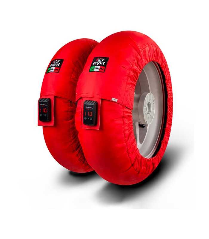 Capit tyre warmers Suprema Vision m/xxl red