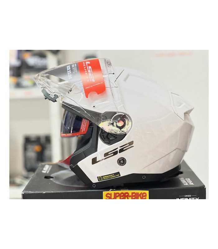Casque jet LS2 OF603 Infinity 2 blanc