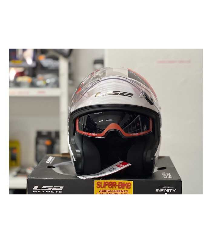 Casque jet LS2 OF603 Infinity 2 blanc