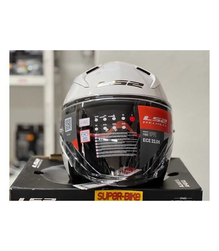 Casque jet LS2 OF603 Infinity 2 blanc