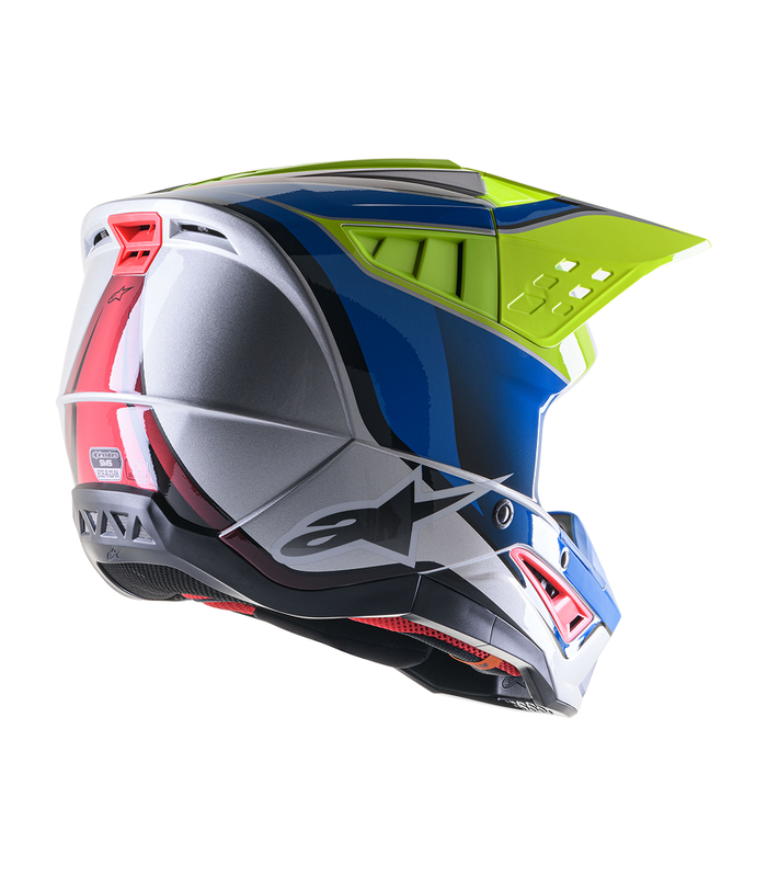 Alpinestars SM5 Sail gelb Motocross Helm
