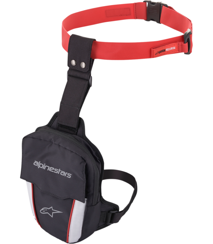 Alpinestars Access borsello da gamba nero rosso