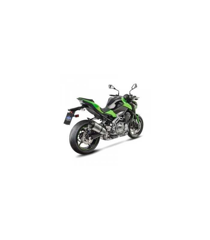 Leovince Kawasaki Z 900 35/70 KW (2018-25) Factory S Inox Slip-On Endcap Carbon