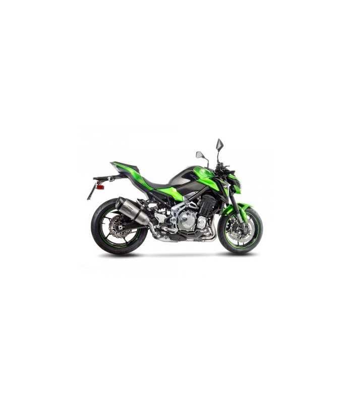 Leovince Kawasaki Z 900 92 KW (2017-19) Factory S Inox Slip-On Endcap Carbon