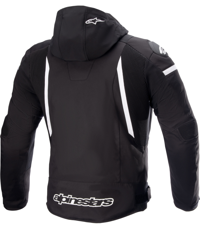 Giacca moto Alpinestars Zaca wp nera bianca