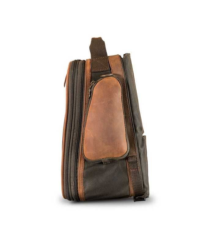LONGRIDE HERITAGE WAXED CANVAS TANK BAG kaki