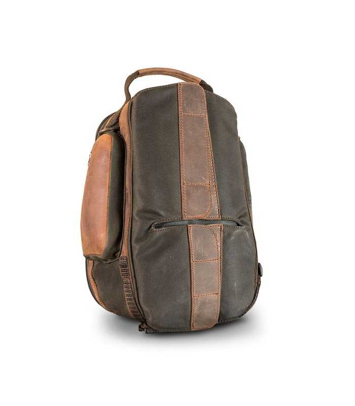 LONGRIDE HERITAGE WAXED CANVAS TANK BAG kaki