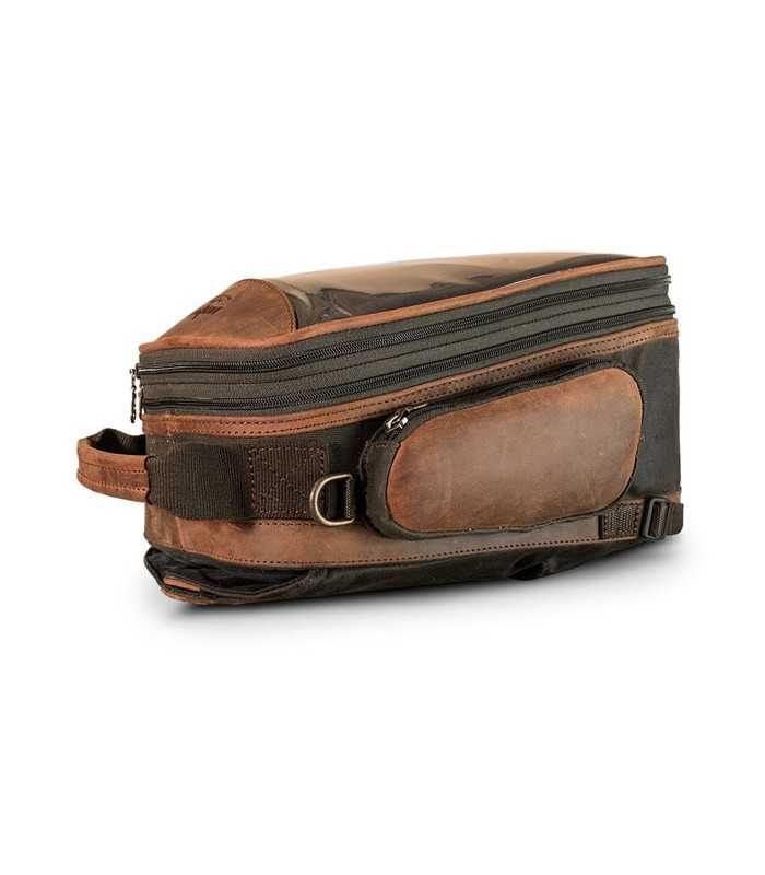 LONGRIDE HERITAGE WAXED CANVAS TANK BAG kaki